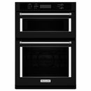 KitchenAid 30-inch, 5 cu. ft. Built-in Combination Wall Oven with Convection KOCE500EBLKOCE500EBL