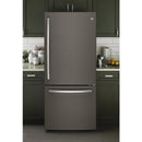 GE 30-inch, 20.9 cu. ft. Bottom Freezer Refrigerator GDE21EMKES