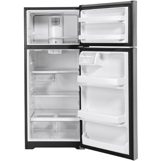 GE 28-inch, 17.5 cu. ft. Freestanding Top Freezer Refrigerator GTS18HYNRFS