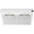 Forno Bari 30-inch Espresso Under Cabinet Range Hood FRHUC5255-30WHTFRHUC525530WHT