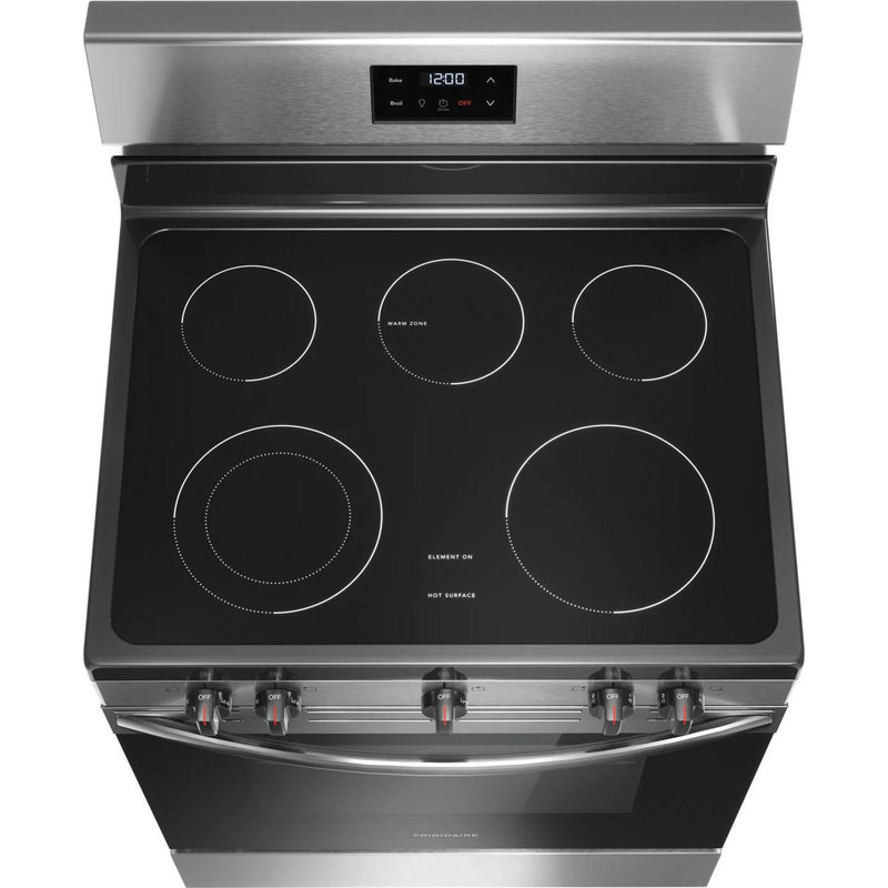 Frigidaire 30-inch Freestanding Electric Range with Even Baking Technology FCRE3052BS