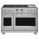 Caf? 48-inch Freestanding Dual-Fuel Range with 6 Burners and Griddle C2Y486P2TS1C2Y486P2TS1