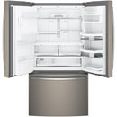 GE Profile 36-inch, 22.2 cu.ft. Counter-Depth French 3-Door Refrigerator with Keurig® K-Cup® Brewing System PYE22PMKESPYE22PMKES