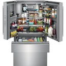 Electrolux 36-inch, 21.8 cu.ft. Counter-Depth French 4-Door Refrigerator with TempAdapt™ Drawer ERMC2295AS