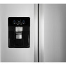 Whirlpool 36-inch, 24.5 cu. ft. Freestanding Side-by-Side Refrigerator with Exterior Ice and Water Dispenser with EveryDrop™ Water Filtration (Fingerprint-Resistant Stainless)WRS335SDHM