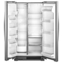 Whirlpool 36-inch, 25.1 cu. ft. Side-By-Side Refrigerator (Fingerprint Resistant Stainless)WRS315SNHM