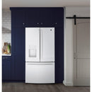 GE 36-inch, 25.6 cu. ft. French 3-Door Refrigerator GFE26JGMWW