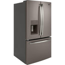 GE 36-inch, 25.6 cu. ft. French 3-Door Refrigerator GFE26JMMES