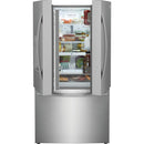 Frigidaire 36-inch, 27.8 cu. ft. French 3-Door Refrigerator with Dispenser FRFS2823AS