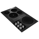 KitchenAid 36-inch Built-in Electric Cooktop with 5 Elements KCED606GBLKCED606GBL
