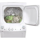 GE Stacked Washer/Dryer Electric Laundry Center GUD27ESSMWWGUD27ESSMWW