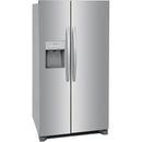 Frigidaire 36-inch, 25.6 cu.ft. Freestanding Side-by-Side Refrigerator with Ice and Water Dispensing System FRSS2623AS (FRSS2623AS)