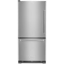 KitchenAid 30-inch, 18.7 cu. ft. Bottom Freezer Refrigerator KRBL109ESS