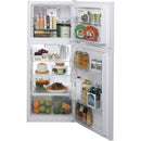 GE 24-inch, 11.6 cu. ft. Top Freezer Refrigerator GPE12FGKWW