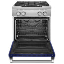 KitchenAid 30-inch Freestanding Dual-Fuel Range with Even-Heat™ KDRS407VBU
