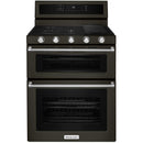 KitchenAid 30-inch Freestanding Gas Range KFGD500EBSKFGD500EBS
