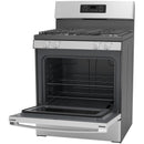 GE 30-inch Freestanding Gas Range with Precise Simmer Burner JGBS61RPSS