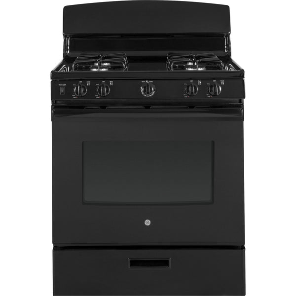 GE 30-inch Freestanding Gas Range JGBS30DEKBB