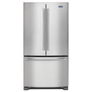 Maytag 36-inch, 25.19 cu. ft. French 3-Door Refrigerator with Ice (Fingerprint Resistant Stainless) MFF2558FEZ (MFF2558FEZ)
