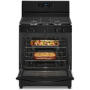 Whirlpool 30-inch Freestanding Gas Range with Frozen Bake™ Technology WFG505M0MBWFG505M0MB