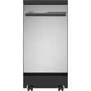 GE 18-inch Portable Dishwasher with Sanitize Option GPT145SSLSS (Stainless Steel) (GPT145SSLSS)