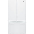 GE 36-inch, 27 cu.ft. Freestanding French 3-Door Refrigerator with Internal Water Dispenser GNE27JGMWW