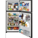 Frigidaire 30-inch, 20 cu.ft. Freestanding Top Freezer Refrigerator with LED Lighting FFHT2045VB