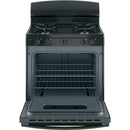GE 30-inch Freestanding Gas Range with Front Controls JGBS10DEMBB