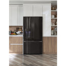 GE Profile 36-inch, 22.2 cu.ft. Counter-Depth French 3-Door Refrigerator with Water and Ice Dispensing System PYE22KBLTSPYE22KBLTS