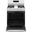 GE 30-inch Freestanding Gas Range with SmartHQ™ GGF400PV (White) (GGF400PVWW)