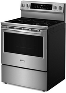 Maytag 30-Inch Wide Electric Range With Steam Clean - 5.0 cu. ft. (Fingerprint-Resistant Stainless) (MFES8030RZ)