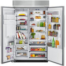 KitchenAid 48-inch, 29.5 cu.ft. Built-in Side-by-Side Refrigerator with Water and Ice Dispensing System KBSD618ESS