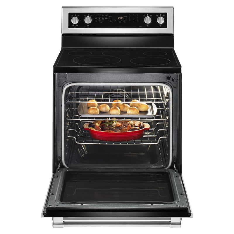 Maytag 30-inch Freestanding Electric Range with True Convection Technology MER8800FZ