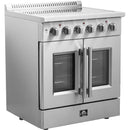 Forno Galiano 30" Freestanding French Door Electric Range FFSEL6917-30