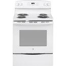 GE 30-inch Freestanding Electric Range with Self-Clean Oven JB258DM (White) (JB258DMWW)