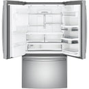 GE Profile 36-inch, 22.2 cu.ft. Counter-Depth French 3-Door Refrigerator with Water and Ice Dispensing System PYE22KSKSSPYE22KSKSS