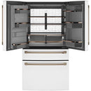 Caf? 36-inch 27.6 cu. ft. French 4-Door Refrigerator CVE28DP4NW2CVE28DP4NW2