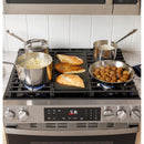 GE 30-inch Slide-in Gas Range with Griddle GGS500PVSS