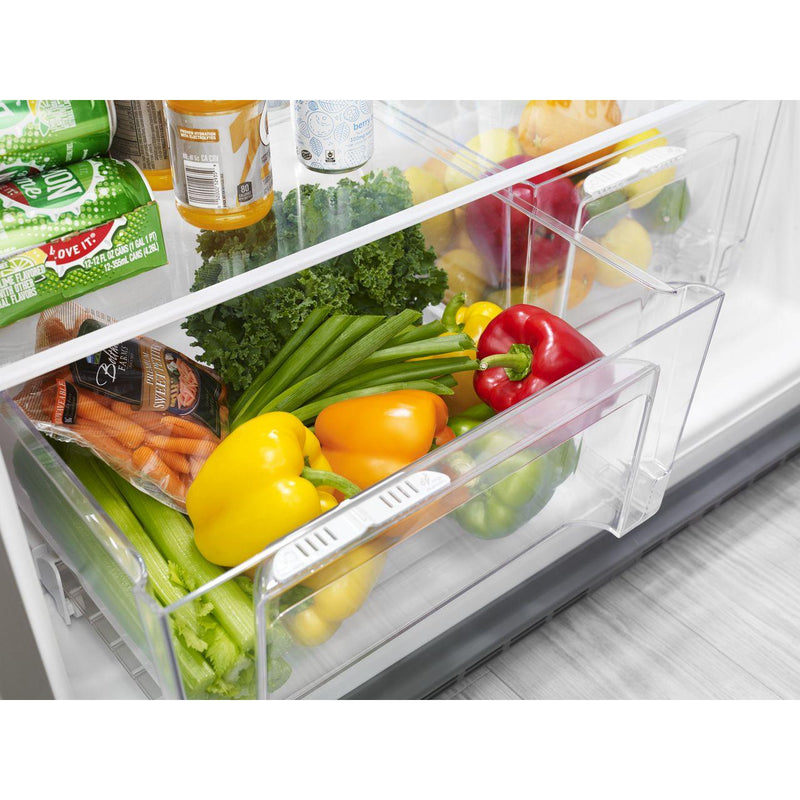Whirlpool 33-inch, 20.5 cu.ft. Freestanding Top Freezer Refrigerator with Flexi-Side™ Bin WRT311FZDM