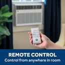 GE 18,000 BTU Smart Heat/Cool Electronic Window Air Conditioner (AWGH18WWF)