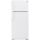 GE 28-inch, 17.5 cu.ft. Freestanding Top Freezer Refrigerator with LED Lighting GTS18GTNRWWGTS18GTNRWW