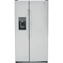 GE 36-inch, 25.3 cu. ft. Side-by-Side Refrigerator with Water and Ice Dispenser GSS25GYPFSGSS25GYPFS