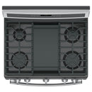 GE Profile 30-inch Free-Standing Gas Range with Convection Technology PGB960SEJSSPGB960SEJSS
