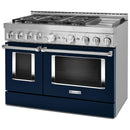 KitchenAid 48-inch Freestanding Gas Range with Even-Heat™ True Convection KFGC558JIBKFGC558JIB