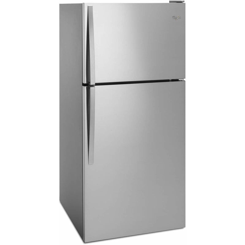 Whirlpool 30-inch, 18.2 cu.ft. Freestanding Top Freezer Refrigerator with Flexi-Slide™ Bin WRT318FZDM