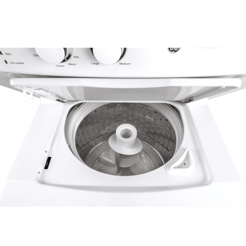 GE Stacked Washer/Dryer Electric Laundry Center GUV27ESSMWW (GUV27ESSMWW)