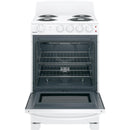 Hotpoint 24-inch Freestanding Electric Range RAS240DMWW