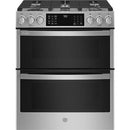 GE Profile 30-inch Slide-In Gas Range PGS960YPFS