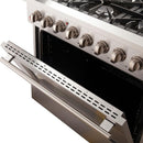 Forno Galiano Alta Qualita 36-inch Freestanding Dual Fuel Range with Convection Technology FFSGS6156-36FFSGS615636