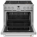 Café 36-inch Freestanding Dual-Fuel Range with 6 Burners C2Y366P2TS1